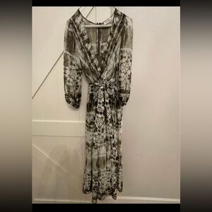 Calvin Klein green maxi dress